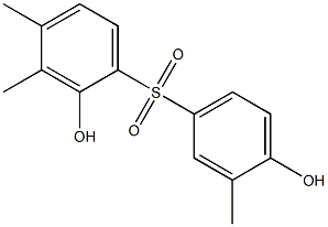 2,4'-Dihydroxy-3,3',4-trimethyl[sulfonylbisbenzene] Struktur