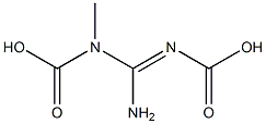 1-Methyl-1,2-dicarboxyguanidine Struktur