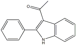 3-Acetyl-2-phenyl-1H-indole Struktur