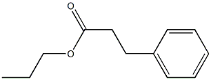 Benzenepropionic acid propyl ester Struktur