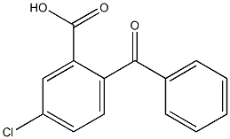 2-Benzoyl-5-chlorobenzoic acid Struktur