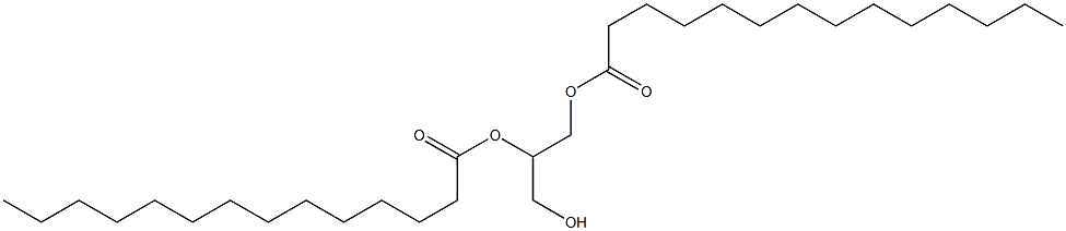 1-O,2-O-Ditetradecanoyl-L-glycerol Struktur