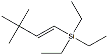 [(E)-3,3-Dimethyl-1-butenyl]triethylsilane Struktur