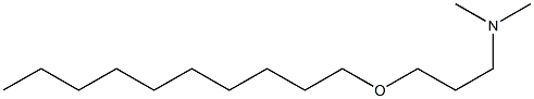 3-Decyloxy-N,N-dimethyl-1-propanamine Struktur