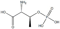 (2R,3S)-2-Amino-3-phosphonooxybutanoic acid Struktur