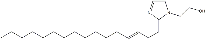 2-(3-Hexadecenyl)-3-imidazoline-1-ethanol Struktur