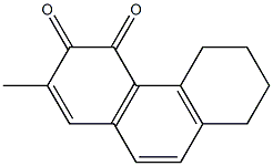 5,6,7,8-Tetrahydro-2-methylphenanthrene-3,4-dione Struktur