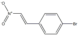 1-[(E)-2-Nitroethenyl]-4-bromobenzene Struktur