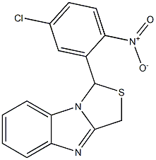 1-[5-Chloro-2-nitrophenyl]-3H-thiazolo[3,4-a]benzimidazole Struktur