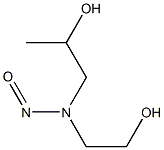 1-[(2-Hydroxyethyl)nitrosoamino]-2-propanol Struktur