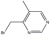 5-Methyl-4-(bromomethyl)pyrimidine Struktur