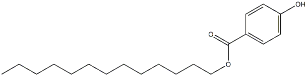 4-Hydroxybenzoic acid tridecyl ester Struktur