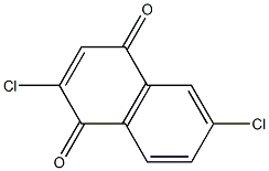 2,6-Dichloro-1,4-naphthoquinone Struktur