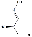 (S)-2,3-Dihydroxypropanal oxime Struktur