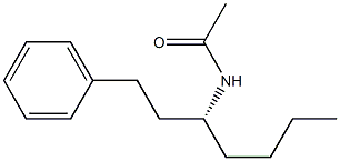 N-[(R)-1-Phenylheptan-3-yl]acetamide Struktur