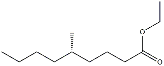 [S,(+)]-5-Methylnonanoic acid ethyl ester Struktur