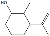 2-Methyl-3-isopropenylcyclohexanol Struktur