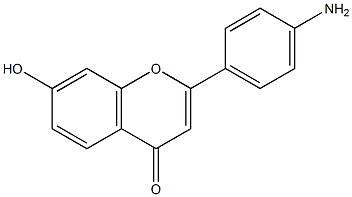 4'-Amino-7-hydroxyflavone Struktur