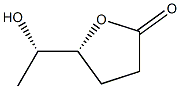 (4R,5S)-5-Hydroxy-4-hexanolide Struktur