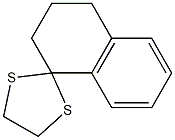 1,2,3,4-Tetrahydrospiro[naphthalene-1,2'-[1,3]dithiolane] Struktur