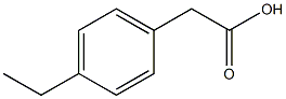 (p-Ethylphenyl)acetic acid Struktur