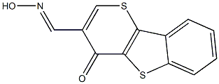 3-[(Hydroxyimino)methyl]-4H-thiopyrano[3,2-b][1]benzothiophen-4-one Struktur