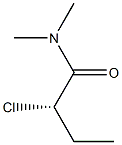 [S,(+)]-2-Chloro-N,N-dimethylbutyramide Struktur