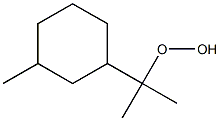 [2-(3-Methylcyclohexyl)propan-2-yl] hydroperoxide Struktur