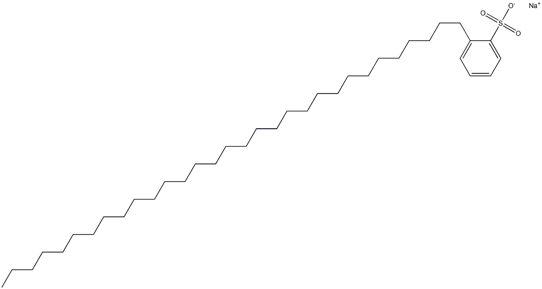 2-(Hentriacontan-1-yl)benzenesulfonic acid sodium salt Struktur