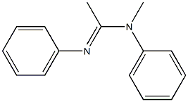 N1,N2-Diphenyl-N1-methylacetamidine Struktur