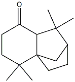 1,1,5,5-Tetramethyloctahydro-2,4a-methanonaphthalen-8-one Struktur