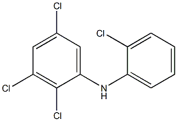 2,3,5-Trichlorophenyl 2-chlorophenylamine Struktur