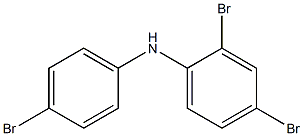 2,4-Dibromophenyl 4-bromophenylamine Struktur