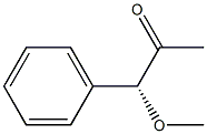 [R,(+)]-1-Methoxy-1-phenyl-2-propanone Struktur