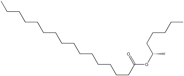 (+)-Palmitic acid (S)-1-methylhexyl ester Struktur