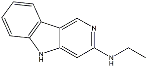 N-Ethyl-5H-pyrido[4,3-b]indol-3-amine Struktur