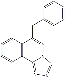 6-Benzyl-1,2,4-triazolo[3,4-a]phthalazine Struktur