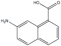 7-Amino-1-naphthoic acid Struktur