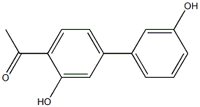 4-Acetyl-3,3'-biphenyldiol Struktur