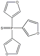 Tri(3-furyl)phosphine sulfide Struktur