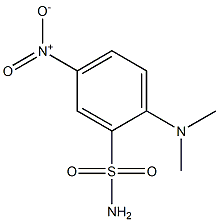 2-Dimethylamino-5-nitrobenzenesulfonamide Struktur