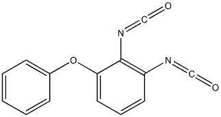 Diphenyl ether diisocyanate Struktur