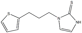 1-[3-(2-Thienyl)propyl]-1H-imidazole-2(3H)-thione Struktur