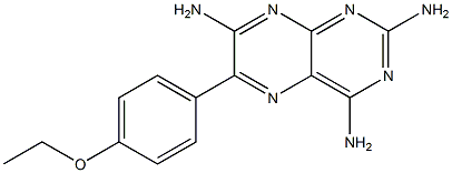 6-[4-Ethoxyphenyl]-2,4,7-pteridinetriamine Struktur