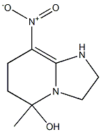 2-Methyl-5-nitro-1,7-diazabicyclo[4.3.0]non-5-en-2-ol Struktur