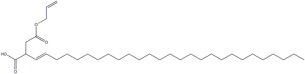 2-(1-Heptacosenyl)succinic acid 1-hydrogen 4-allyl ester Struktur