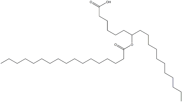 7-Heptadecanoyloxyoctadecanoic acid Struktur