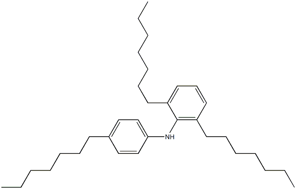 4,2',6'-Triheptyl[iminobisbenzene] Struktur