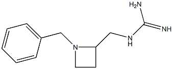 1-[(1-Benzylazetidin-2-yl)methyl]guanidine Struktur