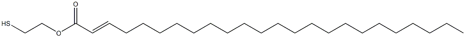 2-Tetracosenoic acid 2-mercaptoethyl ester Struktur